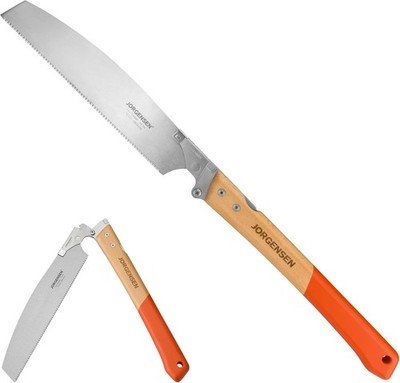 JORGENSEN Japanese Pull Saw KATABA 10-3/8'' Folding Saw w/SK5 Steel Blades 14 TPI
