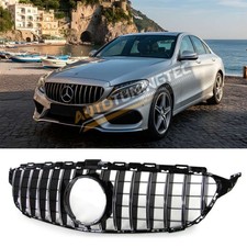 Mercedes C W205 S205 2014-2018 Griglia Anteriore LOOK AMG Tuning Calandra GTR