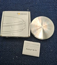 BEGO 50595 Mediloy M-Ti5 20mm With Shoulder, Titanium Grade 5 Milling Blank