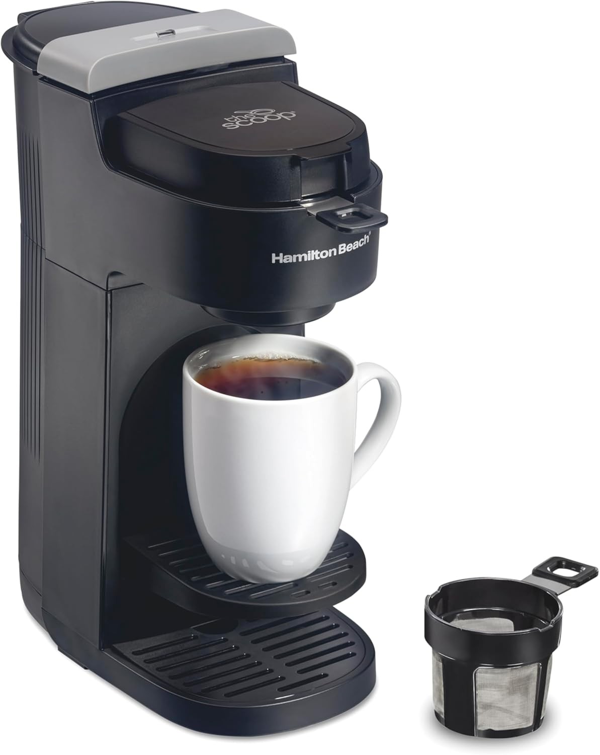 Hamilton Beach The Scoop Single Serve Coffee Maker&Fast Grou