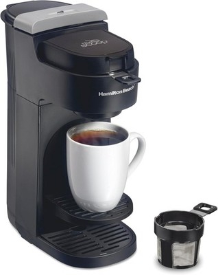 Hamilton Beach The Scoop Single Serve Coffee Maker&Fast Grounds Brewer 14oz