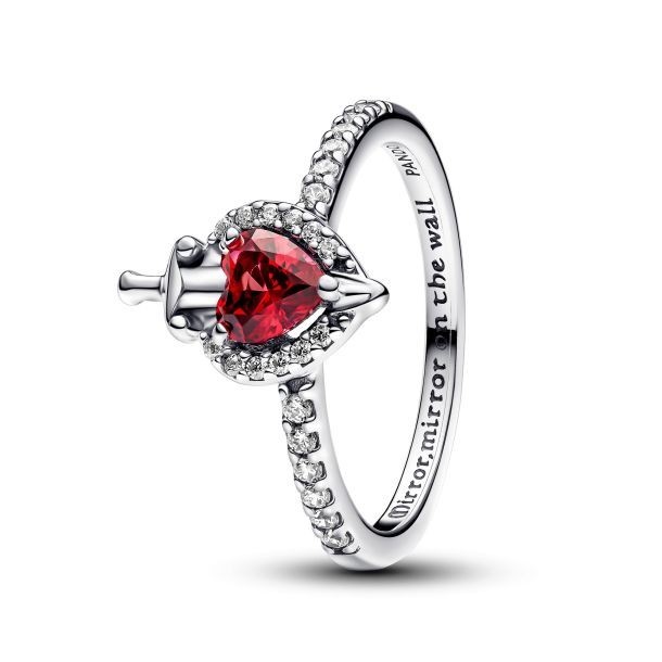 Pandora x Disney Villains Evil Queen Heart Ring - 193422C01-56
