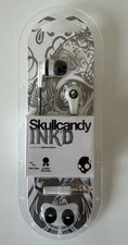 Skullcandy Ink'd S2IKFZ-074 Earphones Earbuds Headphones White Black Rare