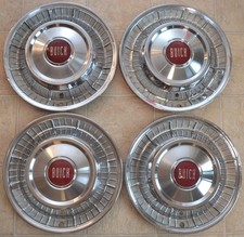 1957 Buick Hubcaps X4 Oem Set Of 15 Wheel Covers Special Super Roadmaster