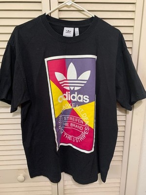 Adidas Die Marke Mit Den 3 Streifen The Brand With Three Stripes Black  XLarge