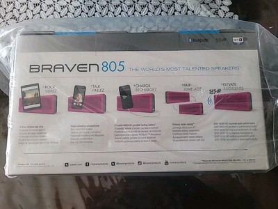 BRAVEN 805 Portable HD Wireless Bluetooth Speaker, Charger