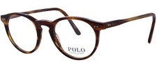 New Polo Ralph Lauren Model PH2083 in Havana Striped 48-20-145 Eyeglass Frame