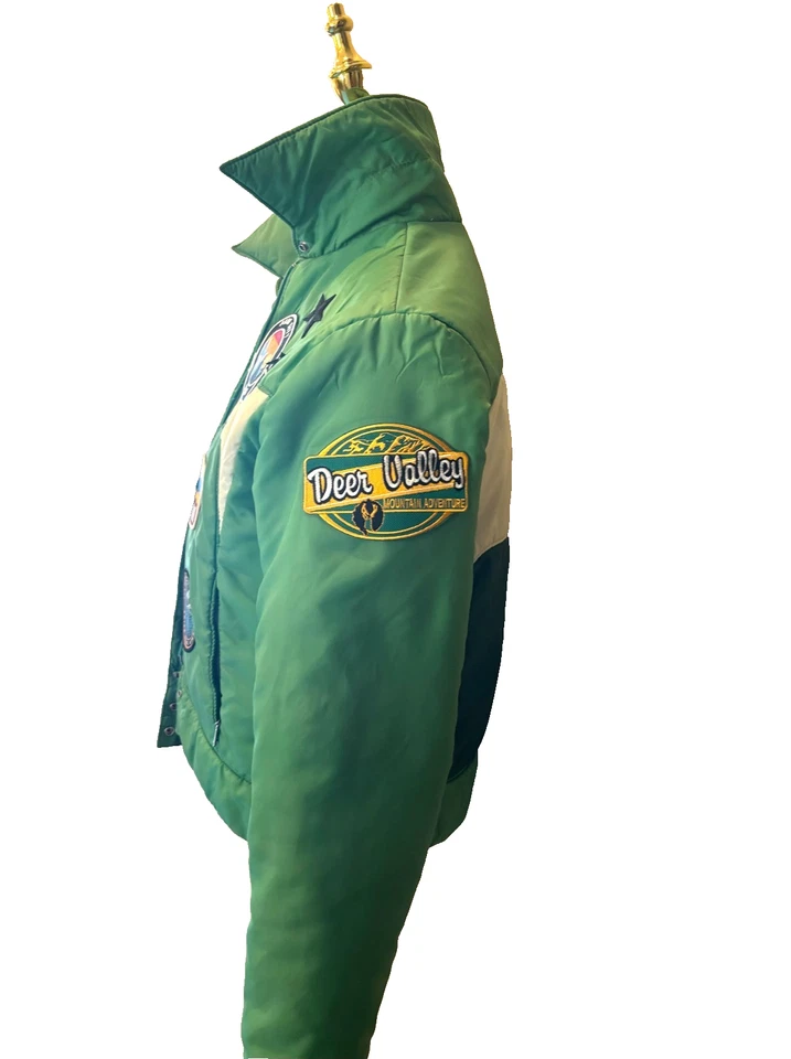Vintage Ski Utah Jacket With Patches Small/ Med Park City Snowbird - Image 4 of 4
