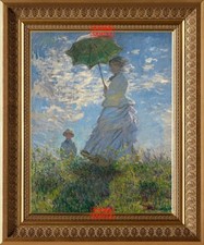Peelable Wall Poster Sticker Claude Monet Woman with a Parasol 494x594mm
