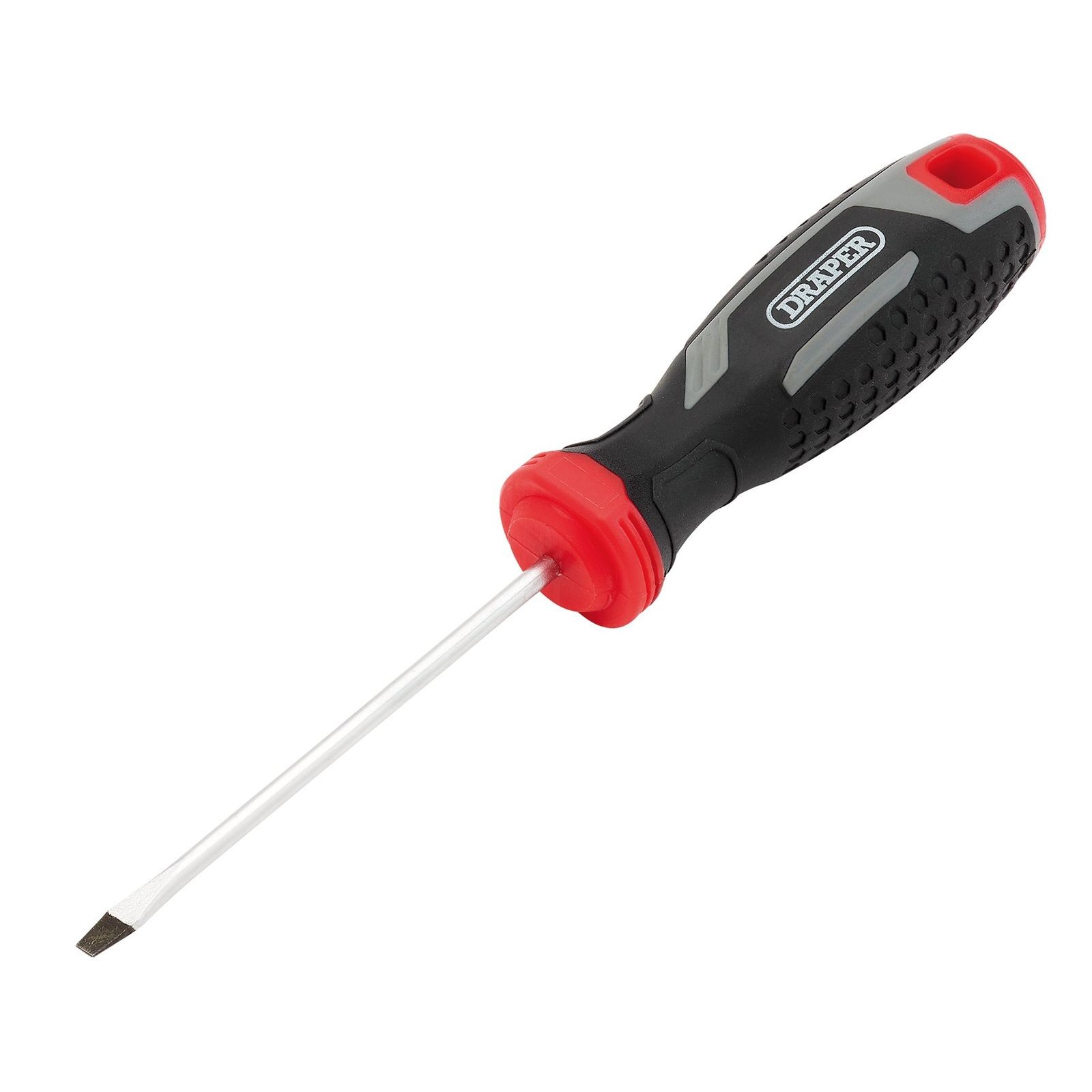 Draper 13385 Slotted Soft Grip Screwdriver, SL3 x 75mm - Image 2