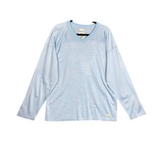 Nanamica OOAL Long Sleeve Tee Mens Medium Light Blue Rayon Cotton Made in Japan