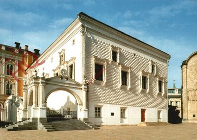 Ansichtskarte::Moskau, Kreml, Palast der Facetten