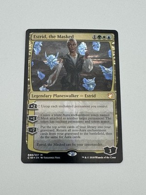 Estrid, the Masked Planeswalker Commander 2018 Foil Magic The Gathering MTG NM