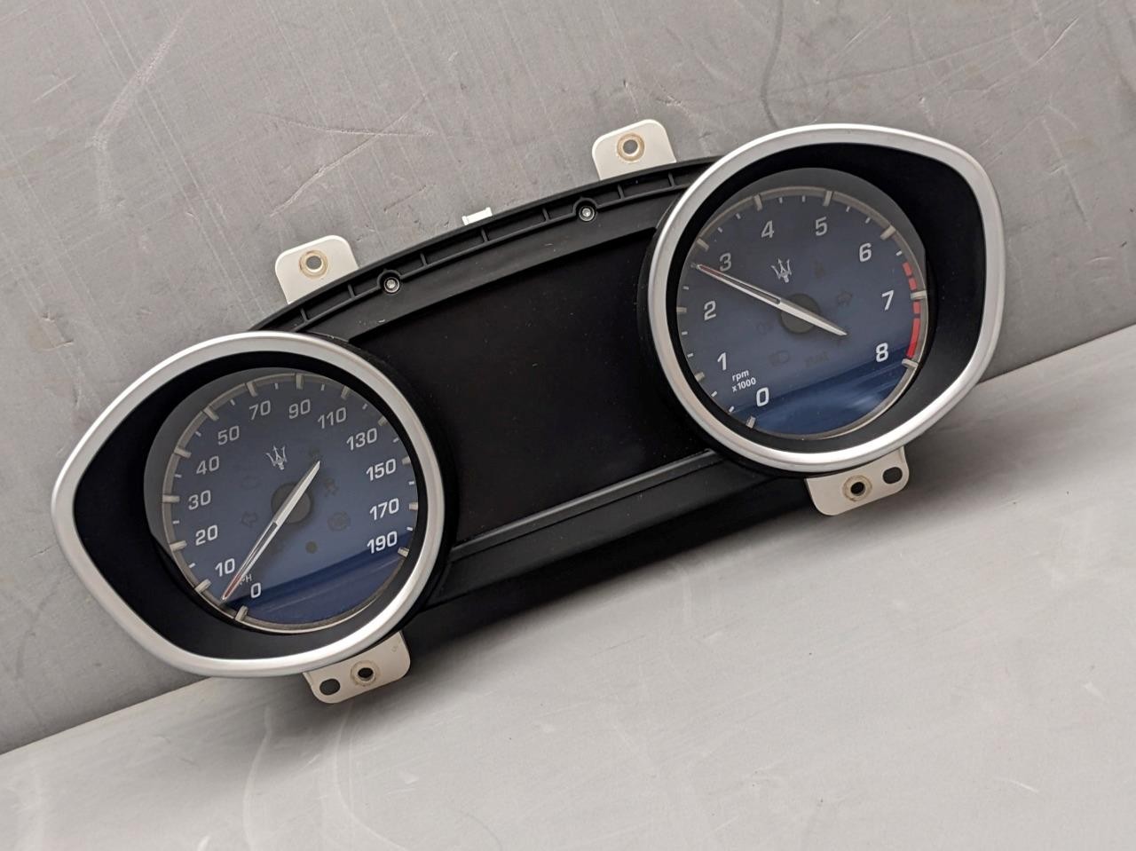 2014-2016 Maserati Ghibli Q4 S 3.0L 190mph Speedometer Gauge Cluster 670030640