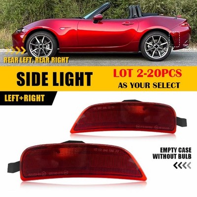 2-20X Side Marker Light Red For 2016-2023 Mazda Miata MX-5 NA1J515H0C Left+Right