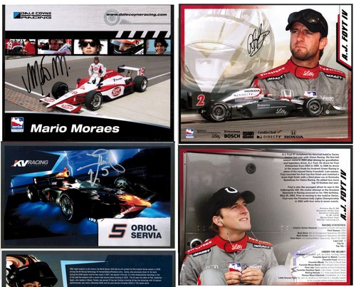 AUTO RACING Formula 1 F1 Indy 500 Car AUTOGRAPH SIGNED PHOTO UPick AJ Foyt IV ++