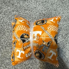 4 CORN HOLE BEAN BAGS TENNESSEE VOLUNTEERS TAILGATE BAG TOSS GAME SMOKEY