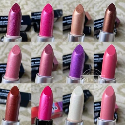 New Boxed Rare MAC Metallic/Frost Lipstick Full Size 3 g/0.1 oz~Choose Color