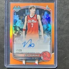 20225 Bowman Chrome Prospects True Orange Niko Bundalo Ole Miss CPA-NB Auto /25