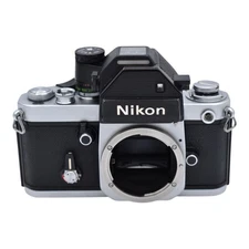 Nikon F2S Photomic 35mm Film SLR Camera Body, Chrome (Has Non-Standard Prism)