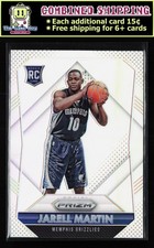 2015-16 Panini Prizm Silver Prizms #301 Jarell Martin Memphis Grizzlies RC