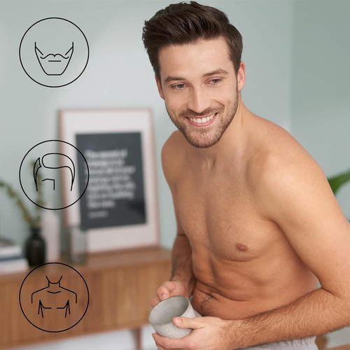 Panasonic ER-GB62 Tagliacapelli, Barba e Corpo Elettrico Senza Fili Bagnato e Secco per Uomo - Foto 2 di 10