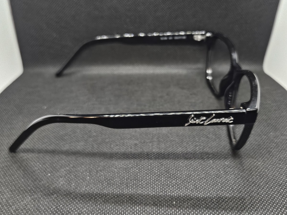 Saint Laurent SL338 001 Eyeglasses Black 53mm Square Frame SAINT LAURENT SL338 338 001 Black Cat Eye 53-17-145 Women main image 3