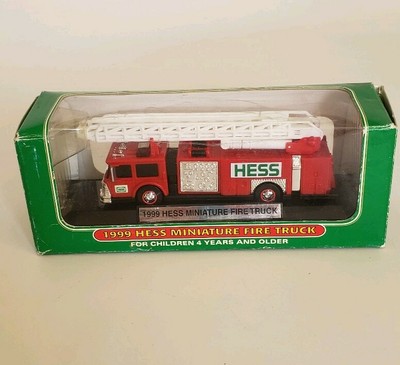 1999 hess miniature fire truck