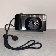 Camera 1985 Black CANON SNAPPY Point and shoot Automatic 35mm Film Untested