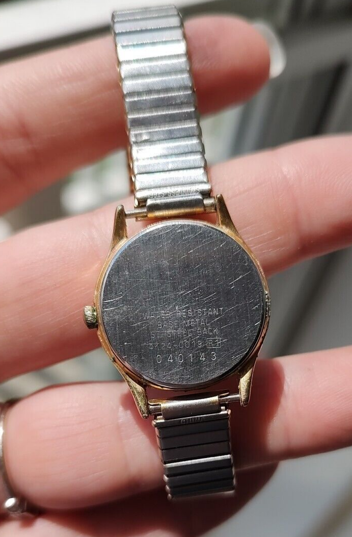 Vintage Seiko Moon Phase Watch Women Gold Tone Replacement