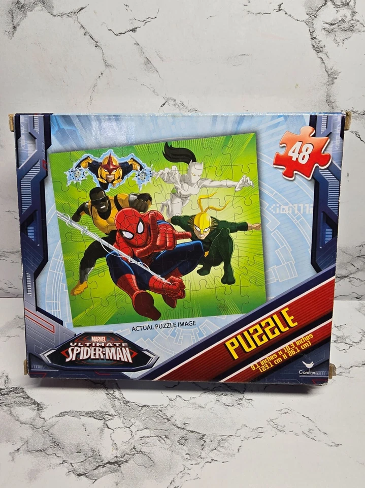 Marvel Ultimate Spiderman Iron Fist White Tiger Spidey Nova 48 Pcs Jigsaw Puzzle - Image 2 of 4