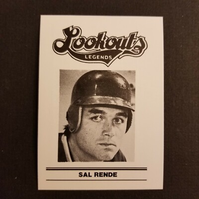 1988 Chattanooga LOOKOUTS Legends SAL RENDE Blue Island ILLINOIS ...