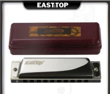 Easttop 10Hole Mouth Organ Blues Harp Harmonica Diatonic Harmonica Key of C US
