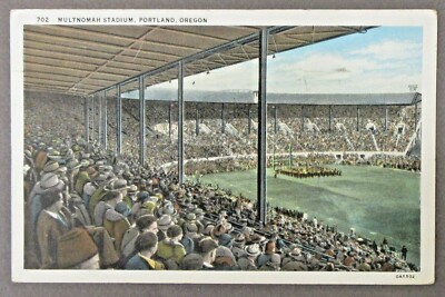 Multnomah Stadium scarce MULTNOMAH STADIUM Portland Oregon football postcard | eBay Australia