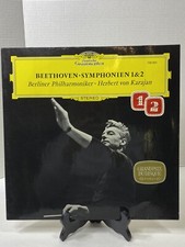 Beethoven Symphony 1 2 Herbert von Karajan Stereo EX/VG
