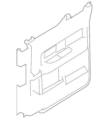 Panel de revestimiento de puerta interior para Ford F-150 2011-2014 (P/N BL3Z-1627407-HC)