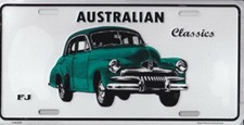 Holden FJ FX Number Plates GMH Licence Vanity Sign Wall license GM plate