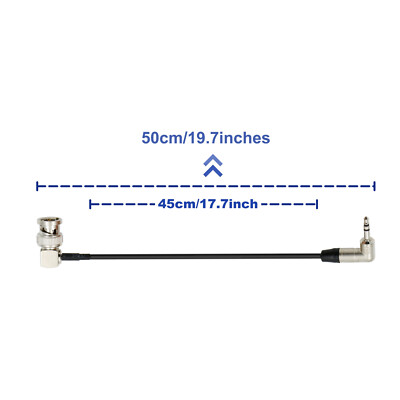 3.5mm To BNC Timecode Cable - Tentacle Sync To Camera Cable 50cm