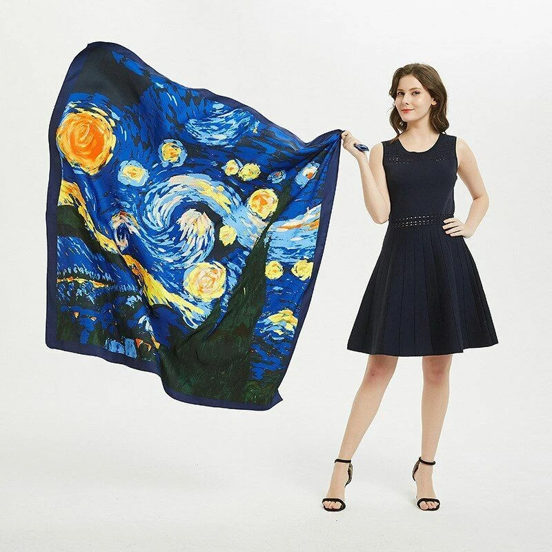 Pashmina надежном украл шали негабаритный саржи шелковый шарф женщин аксессуары 1шт комплект - Изображение 4 из 4