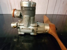 K&B 65 Rare Lee Custom R/C Control Line Airplane Engine Plane Motor & Propeller