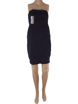 Neufundland Damen Kleid schwarz Größe S kurz Mini tailliert Kleid schulterfrei