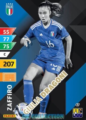 GIULIA DRAGONS 67 ESSELUNGA PANINI ADRENALYN XL EUROPEAN BLUE 2024