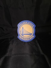 Golden State Warriors NBA Plastic Sign 6 x 5"