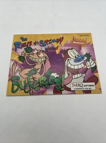 Nintendo NES The Ren & Stimpy Show Buckeroos Instruction Manual Booklet ONLY