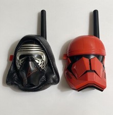 STAR WARS-DISNEY WALKIE TALKIES - DARTH VADER RED STORMTROOPER KIDS-500 FEET