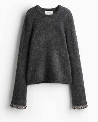 H&M A/W 2024 Edition Bead Detail Sweater Size XS