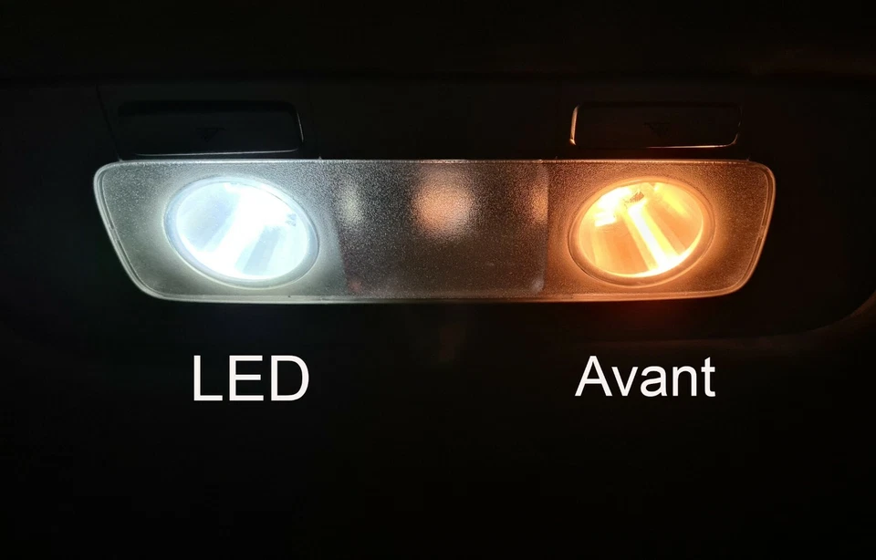 Pour MINI Paceman R61 2 Ampoules Led Blanc Eclairage Boite gants anti erreur - Imagen 3 de 3