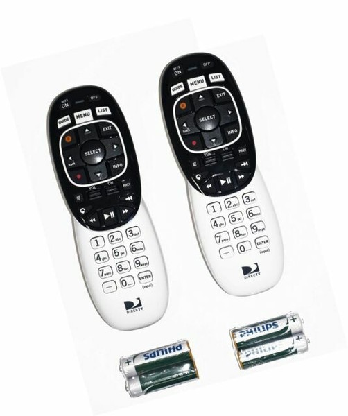 2 Packdirectv Rc73 Control for Ir/rf Batteries Remote Genie Hr44
