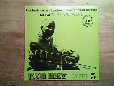 Kid Ory Live At Club Hangover Volume 3 Excellent  Vinyl LP Record Album DC12017