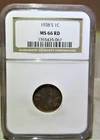 1938 S Lincoln Wheat Penny Cent NGC Certified MS 66 RD Red   - FREE SHIPPING!!